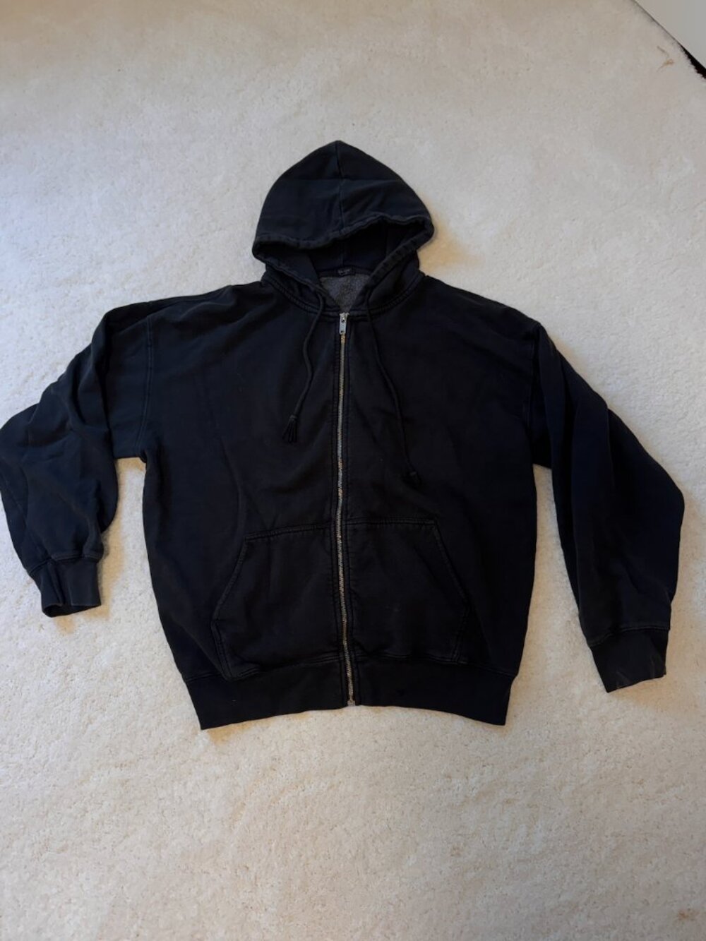 Dark Grey Zip-up Hoodie